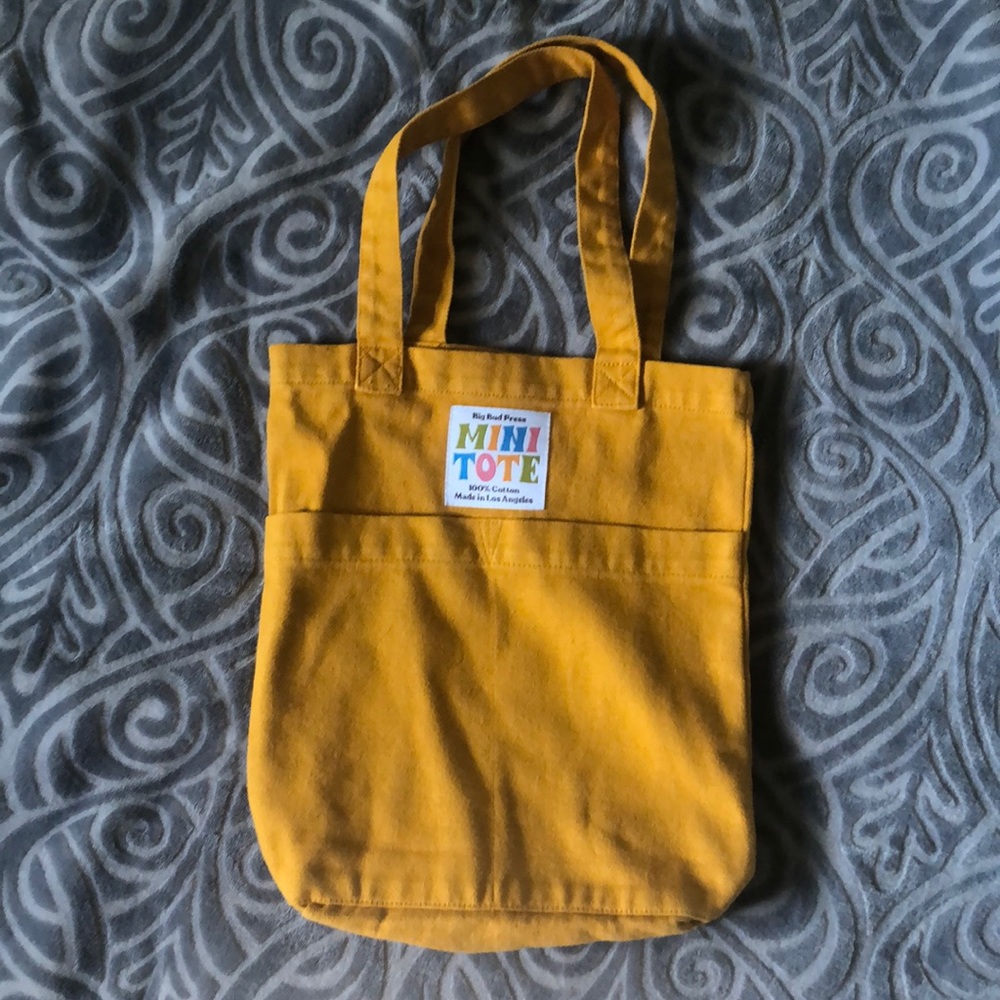 Big Bud Press Mini Tote in Mustard Yellow